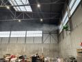 Mlžící zařízení pro redukci prašnosti ve sběrném dvoře
